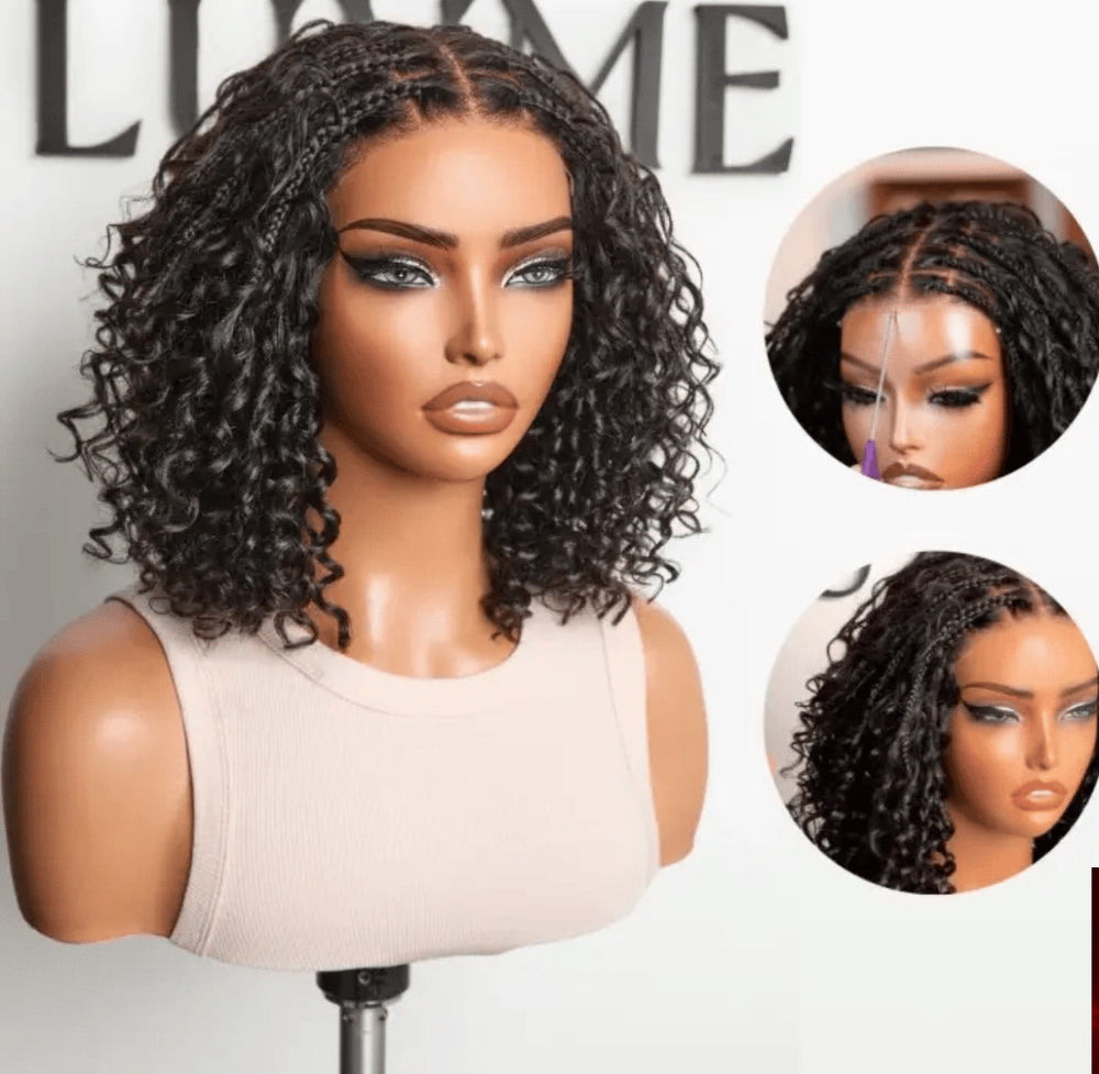 Human Hair Braided Wig