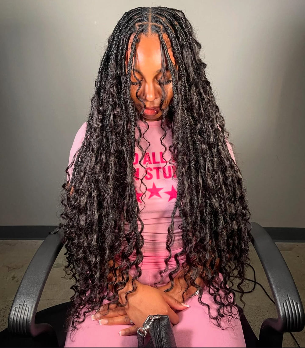 100% Human Hair Curly Bulk -- Pure Virgin Italy