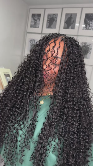Bundled Pure Virgin Base Curls / 100 grams (HUMAN HAIR BULK)