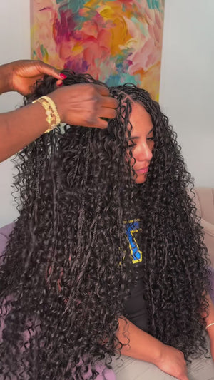 Bundled Pure Virgin Base Curls / 100 grams (HUMAN HAIR BULK)