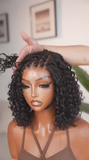 Bob Human Hair Braided Wig